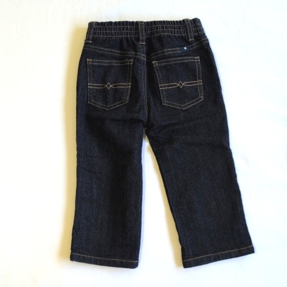 lucky brand dark wash straight leg denim jeans 18 months baby toddler unisex - Picture 6 of 7